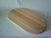 11" x 18" x 3/4" Double Slotted Flat Sided Oval
