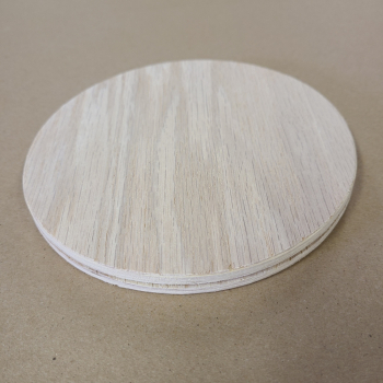 12" Round Oak Veneer