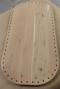 15" x 30" x ¾" Drilled Oak-60 [6.5mm] holes