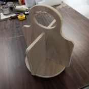 8" Lazy Susan Painters Divided