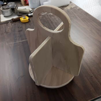 8" Lazy Susan Painters Divided